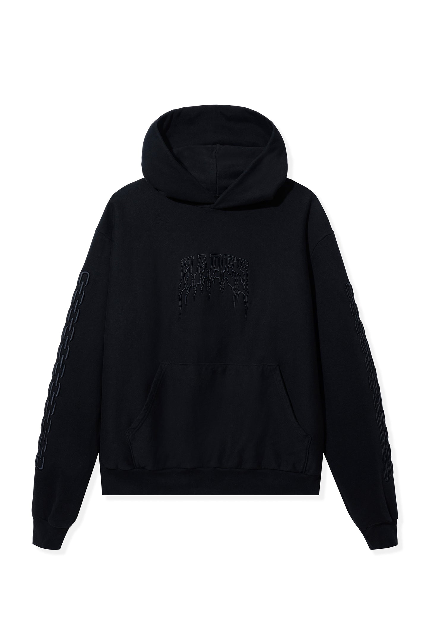 Chain Hoodie | Black/Black