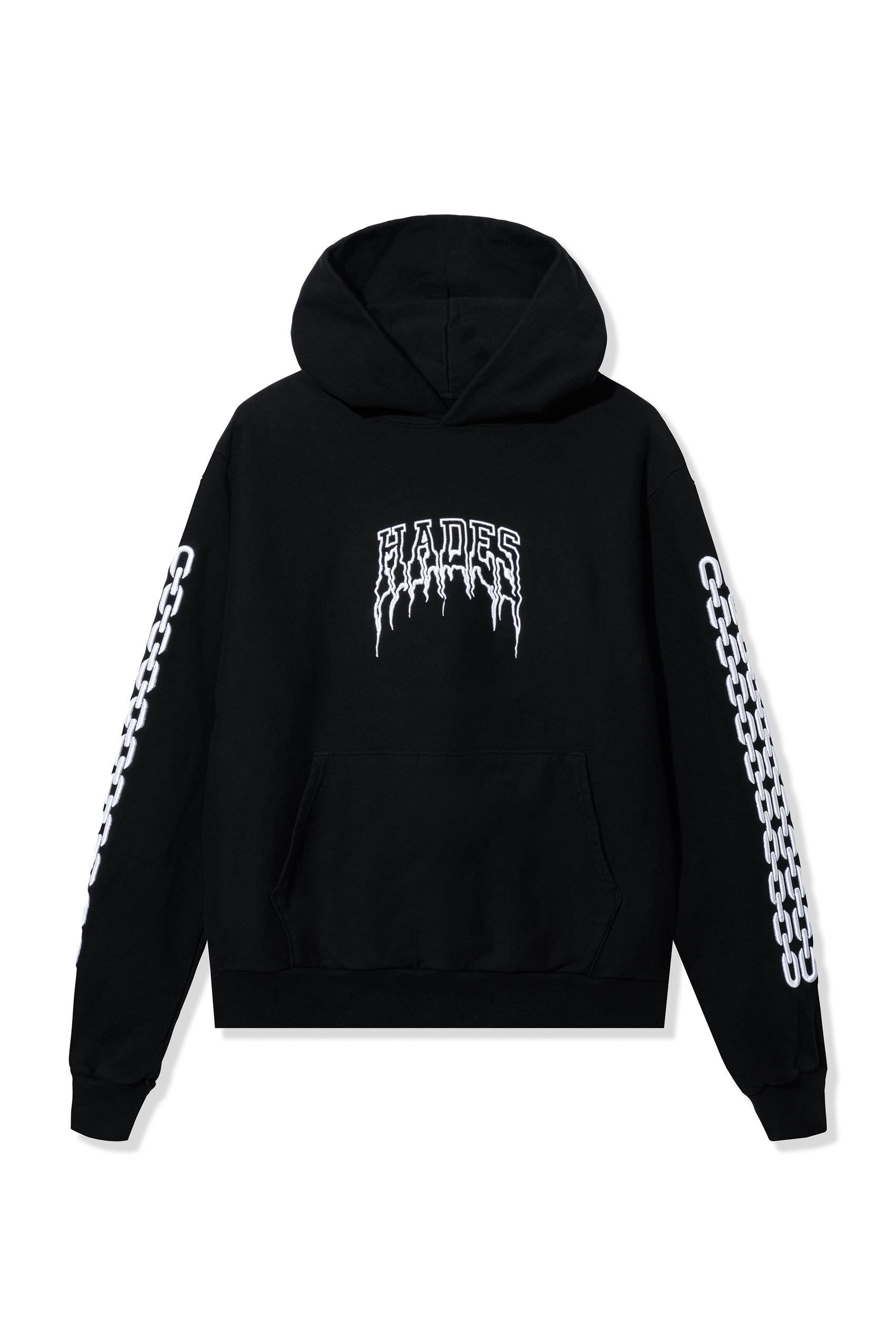 Chain Hoodie | Black/White